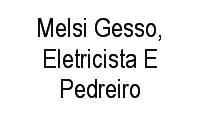 Logo Melsi Gesso, Eletricista E Pedreiro em Carijós