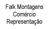 Logo Falk Montagens Comércio Representação em Ipiranga