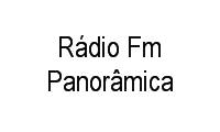 Logo Rádio Fm Panorâmica em Alto Branco