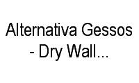 Logo Alternativa Gessos - Dry Wall - Venda E Montagem em Pilarzinho