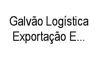 Logo Galvão Logística Exportação E Importação