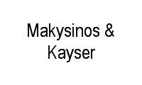 Logo Makysinos & Kayser em Ouro Branco