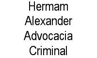 Logo Hermam Alexander Advocacia Criminal em Centro
