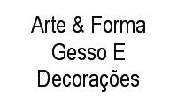 Logo Arte & Forma Gesso E Decorações em Jaguaré