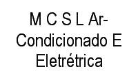 Logo M C S L Ar-Condicionado E Eletrétrica em Badenfurt