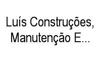 Logo Luís Construções, Manutenção E Reformas Prediais em Jardim Sabará