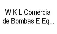 Logo W K L Comercial de Bombas E Equipamentos