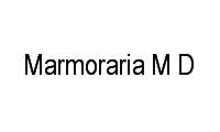 Logo Marmoraria M D em Centro