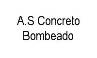 Logo A.S Concreto Bombeado
