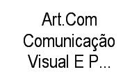 Logo Art.Com Comunicação Visual E Publicidade em Vila Emil