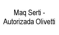 Logo Maq Serti - Autorizada Olivetti em São Geraldo