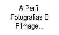 Logo A Perfil Fotografias E Filmagens E Books em Setor Campinas