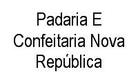 Logo Padaria E Confeitaria Nova República
