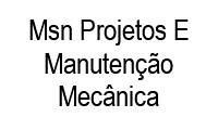 Logo Msn Projetos E Manutenção Mecânica em Ingá