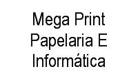 Logo Mega Print Papelaria E Informática em Asa Sul