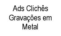 Logo Ads Clichês Gravações em Metal em Rincão