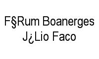 Logo Fórum Boanerges Jílio Faco em Bugi