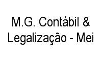 Logo M.G. Contábil & Legalização - Mei
