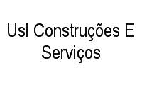 Logo Usl Construções E Serviços