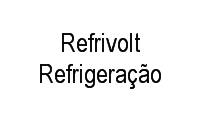 Logo Refrivolt Refrigeração em Mutuaguaçu