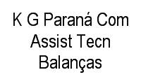 Logo K G Paraná Com Assist Tecn Balanças em Vista Alegre