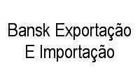 Logo Bansk Exportação E Importação em Indianópolis