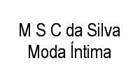 Logo M S C da Silva Moda Íntima