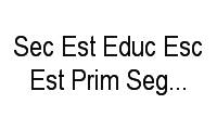 Logo Sec Est Educ Esc Est Prim Seg Grau Anhangüera Dec Segunda De em Lapa