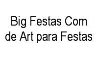 Logo Big Festas Com de Art para Festas em Alto da Glória