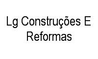 Logo Lg Construções E Reformas em Vista Alegre