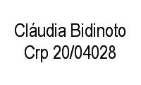 Logo Cláudia Bidinoto Crp 20/04028 em Chapada