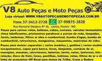 Logo V8 Auto Peças e Moto Peças em Centro