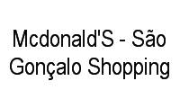 Logo Mcdonald'S - São Gonçalo Shopping em Neves (neves)