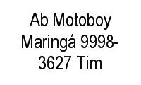 Logo Ab Motoboy Maringá 9998-3627 Tim em Jardim São Silvestre