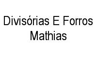 Logo Divisórias E Forros Mathias em Loteamento Itaboa