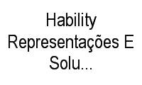 Logo Hability Representações E Soluções Comerciais em Industrial São Luiz