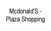Logo Mcdonald'S - Plaza Shopping em Centro
