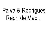 Logo Paiva & Rodrigues Repr. de Madeira E Mat P/Const. em Jardim Santo Antônio