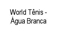 Logo World Tênis - Água Branca em Água Branca