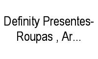 Logo Definity Presentes-Roupas , Artesanatos, Perfumes