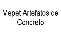 Logo Mepet Artefatos de Concreto em Nogueira