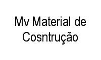 Logo Mv Material de Cosntrução em Aracui