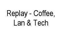 Logo Replay - Coffee, Lan & Tech em Centro