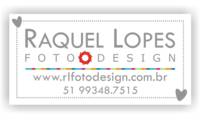 Logo Raquel Lopes Foto Design em Cristal