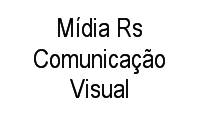 Logo Mídia Rs Comunicação Visual em Navegantes