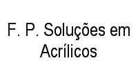 Logo F. P. Soluções em Acrílicos em Salto do Norte