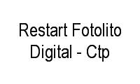 Logo Restart Fotolito Digital - Ctp em Vila Redentora