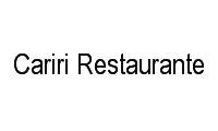 Logo Cariri Restaurante em Cordeiro