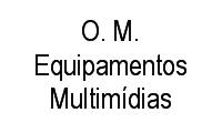 Logo O. M. Equipamentos Multimídias