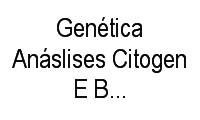 Logo Genética Anáslises Citogen E Biologia Molecular em Centro